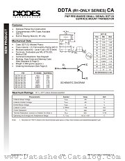 DDTA144TCA-7 datasheet pdf Diodes