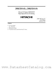 2SK3211S datasheet pdf Hitachi Semiconductor