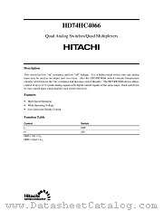 4066 datasheet pdf Hitachi Semiconductor