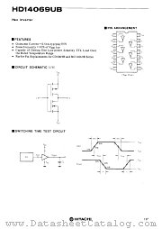 4069UB datasheet pdf Hitachi Semiconductor
