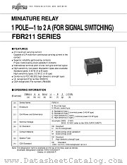 FBR211SCD003 datasheet pdf Fujitsu Microelectronics