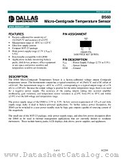 DS60R-TRL datasheet pdf MAXIM - Dallas Semiconductor