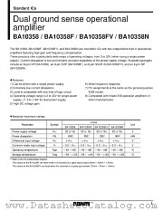 BA10358F datasheet pdf ROHM