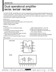 BA728F datasheet pdf ROHM