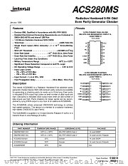 ACS280D datasheet pdf Intersil