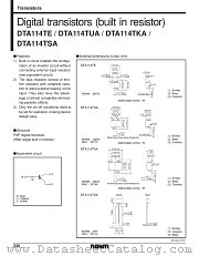 DTA114TKA datasheet pdf ROHM