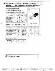 KSC1506 datasheet pdf Samsung Electronic