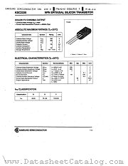 KSC2330 datasheet pdf Samsung Electronic