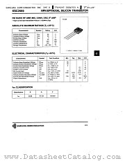 KSC2669 datasheet pdf Samsung Electronic