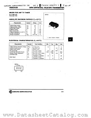 KSC3120 datasheet pdf Samsung Electronic