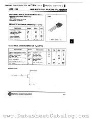 KSR1209 datasheet pdf Samsung Electronic