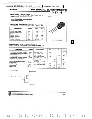 KSR2007 datasheet pdf Samsung Electronic