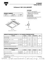 SI7846DP-T1 datasheet pdf Vishay