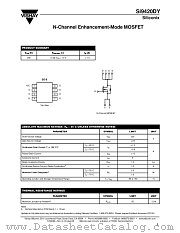 SI91860DY-T1-E3 datasheet pdf Vishay