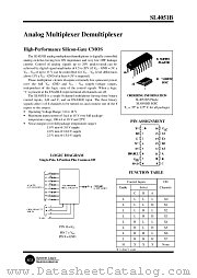 SL4051BN datasheet pdf System Logic Semiconductor