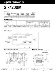 SI-7200M datasheet pdf Sanken