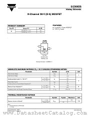 SI2306DS-T1 datasheet pdf Vishay
