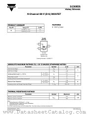 SI2308DS-T1 datasheet pdf Vishay