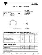 SI4410BDY-T1 datasheet pdf Vishay