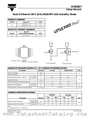 SI4830DY-T1 datasheet pdf Vishay