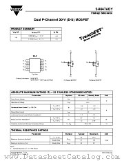 SI4947ADY-T1 datasheet pdf Vishay