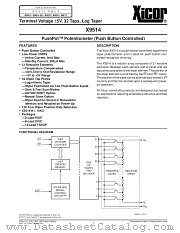 X9514WP datasheet pdf Xicor