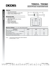 TZX3V0A datasheet pdf Diodes