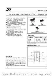 TS3704I datasheet pdf ST Microelectronics