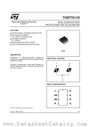 THBT7011DRL datasheet pdf ST Microelectronics