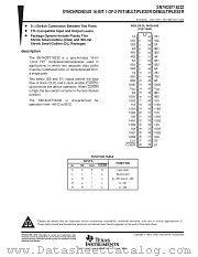 SN74CBT16232DGG datasheet pdf Texas Instruments