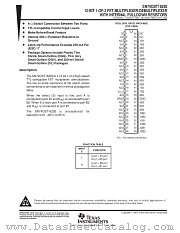 SN74CBT16292DGG datasheet pdf Texas Instruments