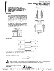 SN54HC03FK datasheet pdf Texas Instruments