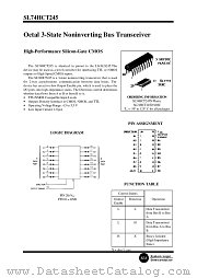 SL74HCT245 datasheet pdf System Logic Semiconductor