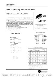 SL74HCT74D datasheet pdf System Logic Semiconductor
