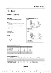 RN739D datasheet pdf ROHM