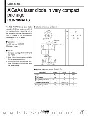 RLD-78MAT4 datasheet pdf ROHM