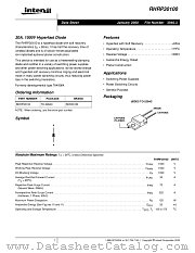 RHRP30100 datasheet pdf Intersil