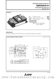 QM500 datasheet pdf Mitsubishi Electric Corporation