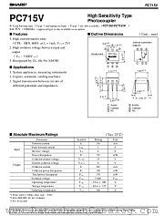 PC715 datasheet pdf SHARP