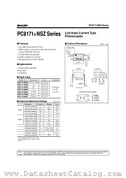 PC8171XNSZ datasheet pdf SHARP