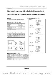FMA1 datasheet pdf ROHM