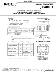 UPA808 datasheet pdf NEC