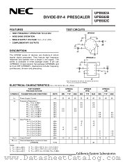 UPB582C datasheet pdf NEC