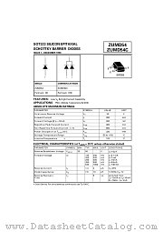 ZUMD54 datasheet pdf Zetex Semiconductors