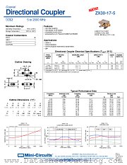 ZX30-17-5 datasheet pdf Mini-Circuits