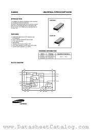 KA8603D datasheet pdf Samsung Electronic