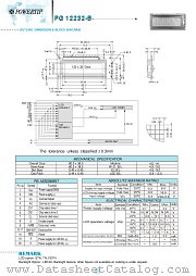 PG12232-B datasheet pdf Powertip Technology