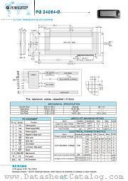PG24064-D datasheet pdf Powertip Technology