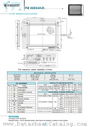 PG320240-D datasheet pdf Powertip Technology