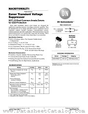 MA3075WALT1D datasheet pdf ON Semiconductor
